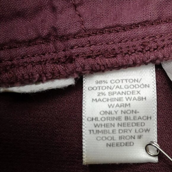 Ann Taylor Loft Ladies Size 31/12 Modern Skinny Purple Corduroy Pants - Picture 5 of 14